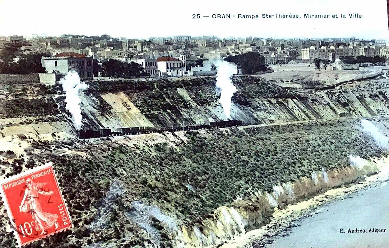 Oran - Rampe Sainte-Therese - Miramar et la Ville.jpg